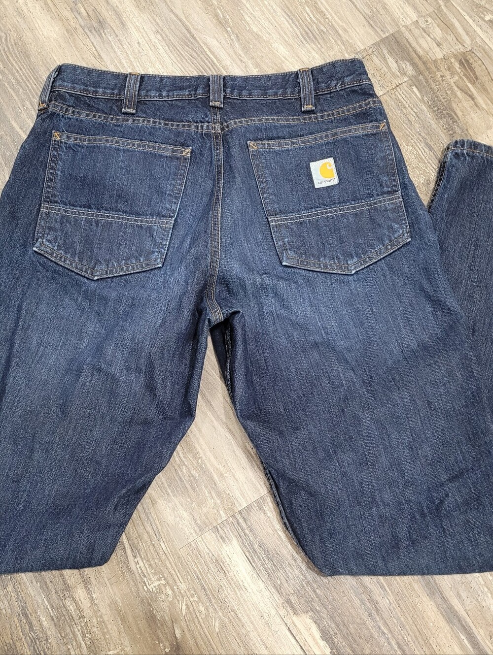 Men's Carhartt Denim blueJeans Size 32x34 relaxed
